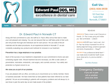 Tablet Screenshot of norwalkdentistoffice.com